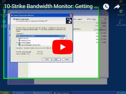 Monitoring network traffic usage and bandwidth using SNMP, adding SNMP support to Windows.