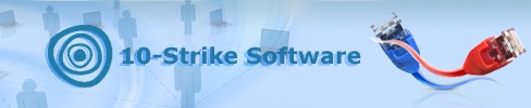 Network Inventory, Network Monitor, Network Mapper, Network Search - 10-Strike Logo