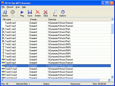 Search your local network for MP3 files and other music file formats