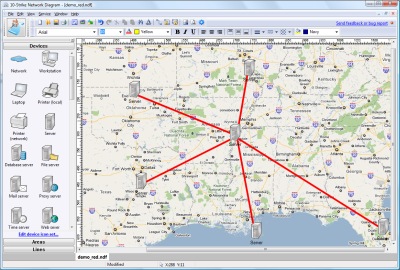 Building a global network diagram. Click to open the fullsize image.