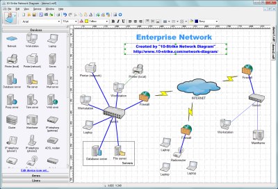 10-Strike Network Diagram screen shot