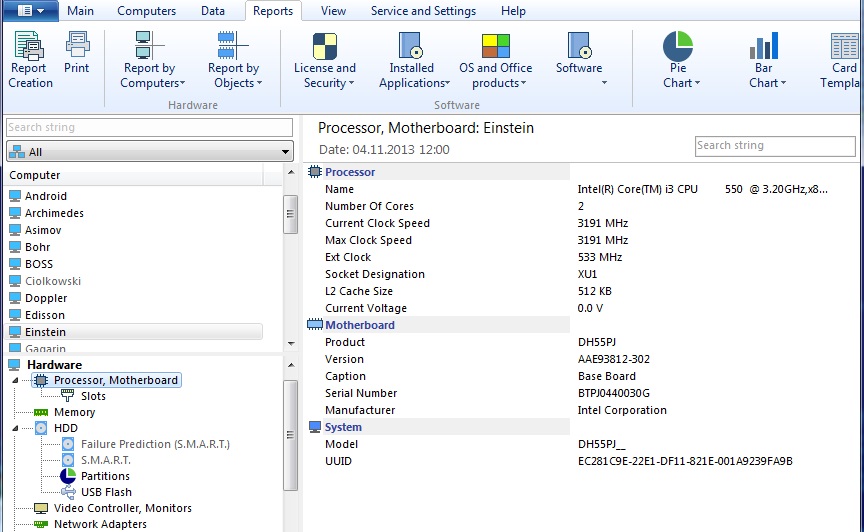 Screenshot of 10-Strike Network Inventory Explorer 1.1