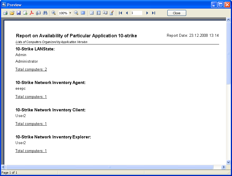 report on operating system types