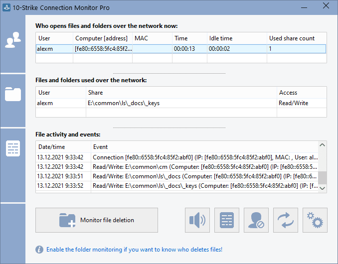 Click here and see the screenshots on how to monitor and audit shared folder access