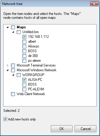 Importing computers from Network Neighbourhood