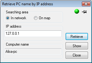 Getting host name by IP address