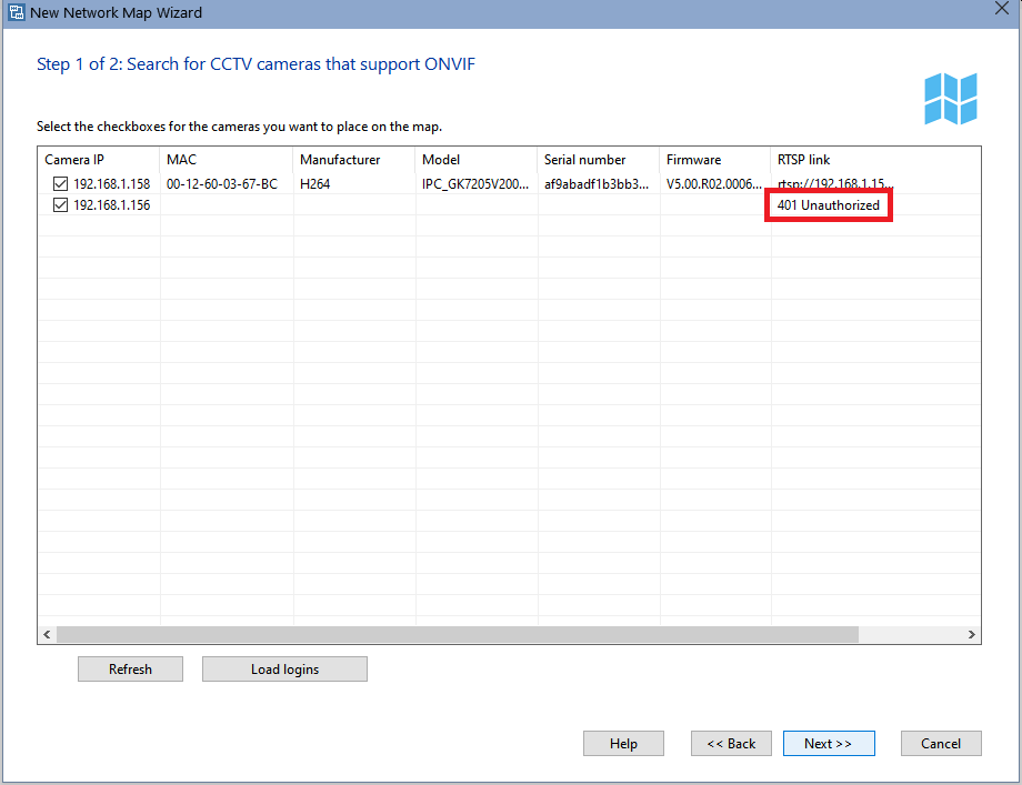 ip camera search using the onvif protocol