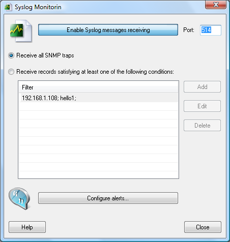 syslog monitoring