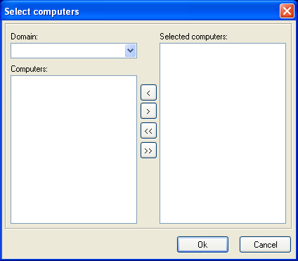 Select computers window