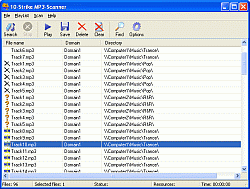 10-Strike MP3-Scanner Screenshot. Click to open fullsize image.