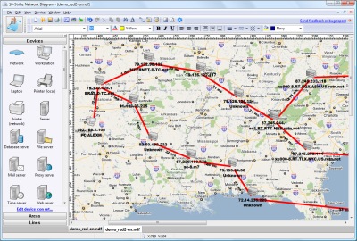 Building a global network diagram. Click to open the fullsize image.