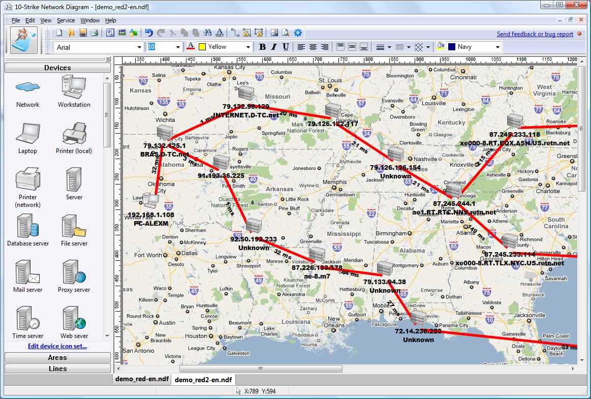 Building a global network diagram. Click to open the fullsize image.