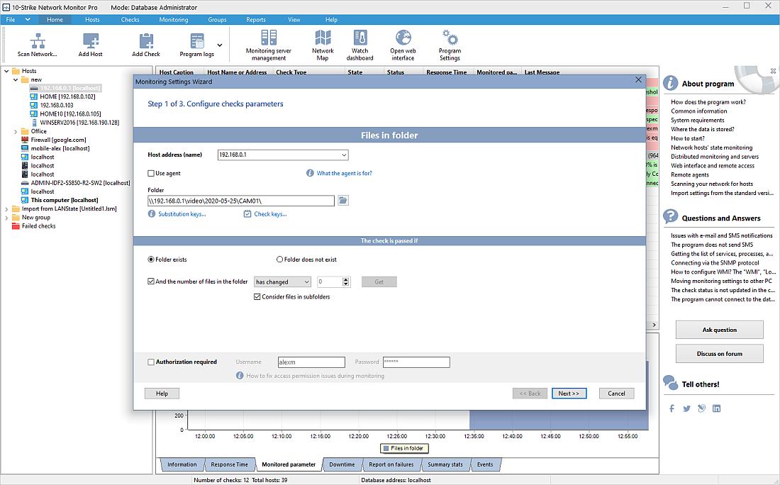 file and folder monitoring