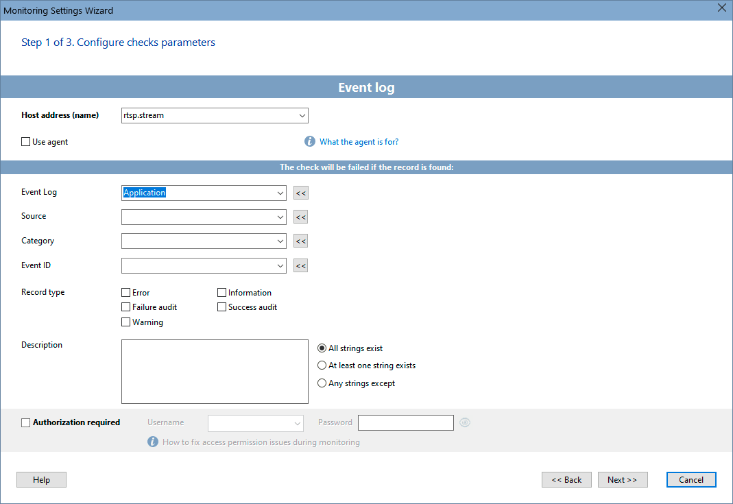 Event Log Monitoring