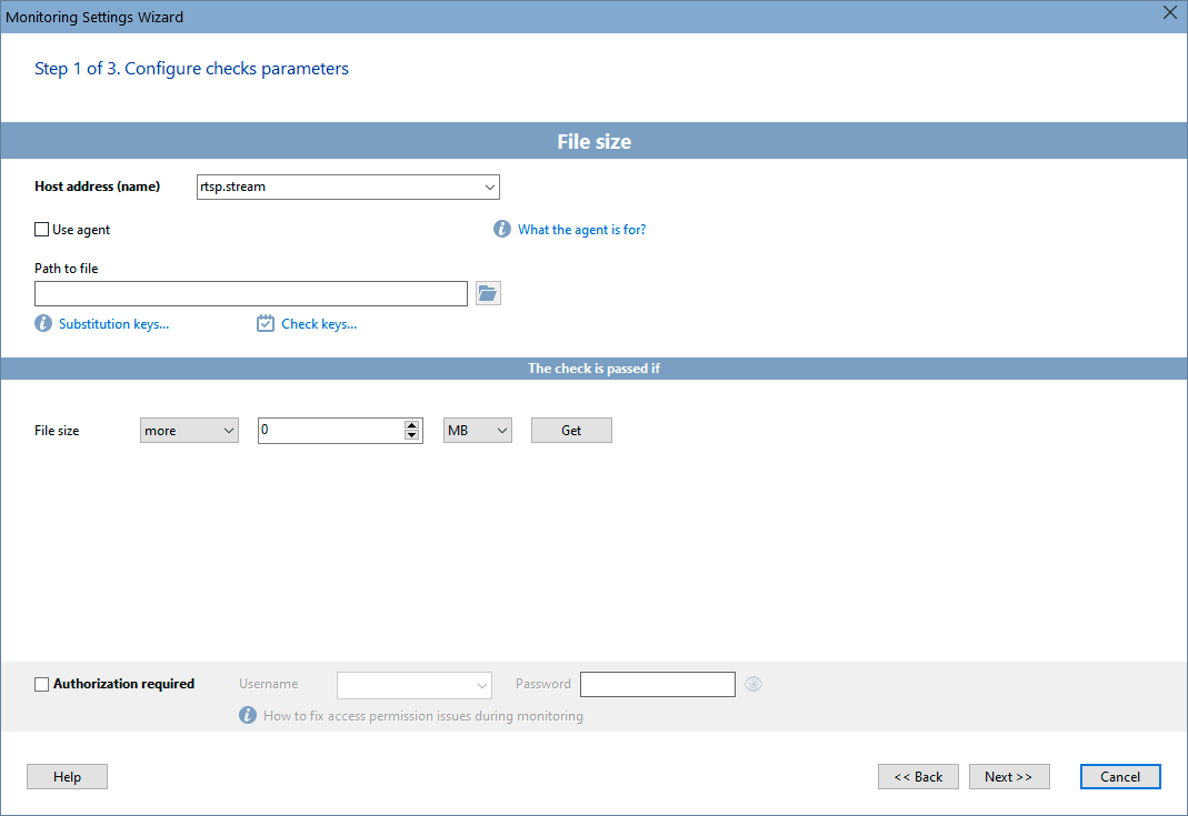 File Size Monitoring