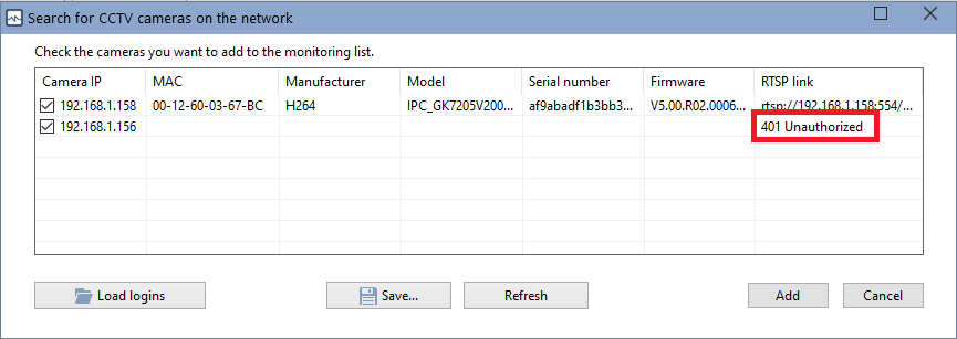 ip camera search using the onvif protocol