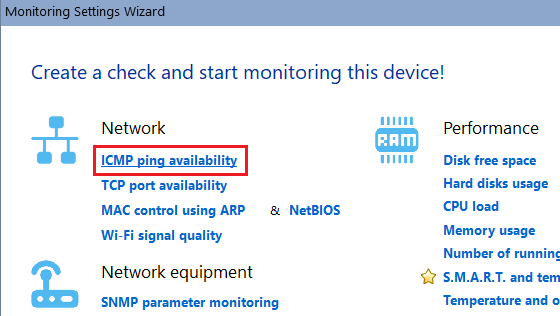 adding a ping check