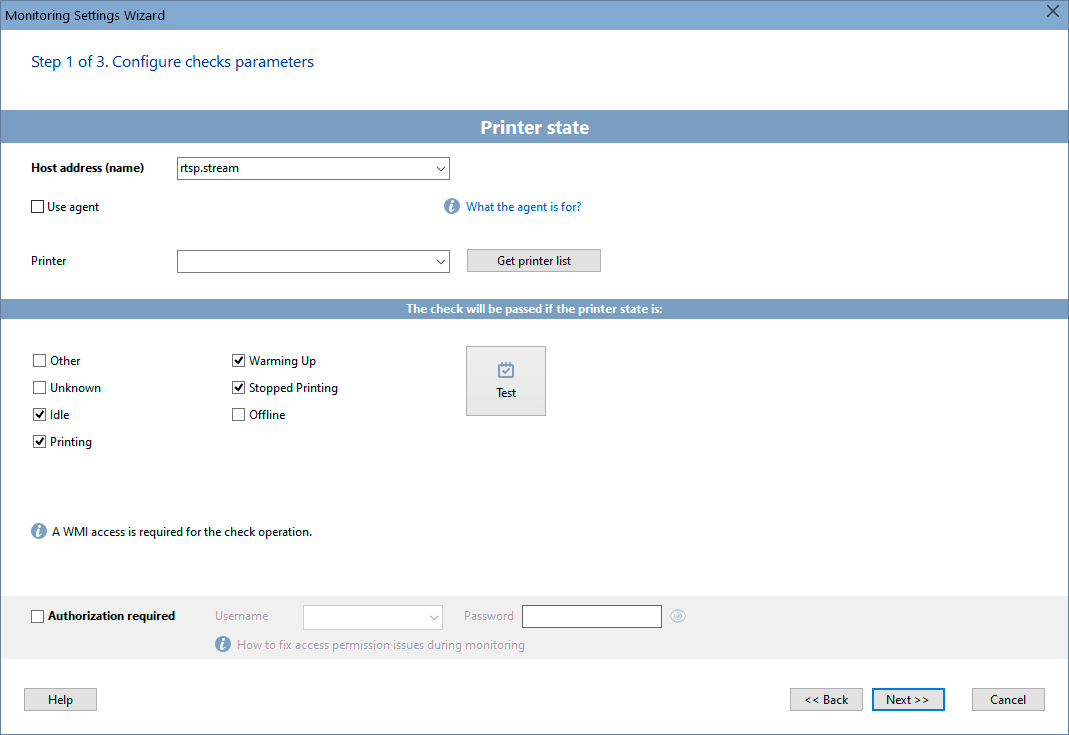 Local/Network Printer Monitoring