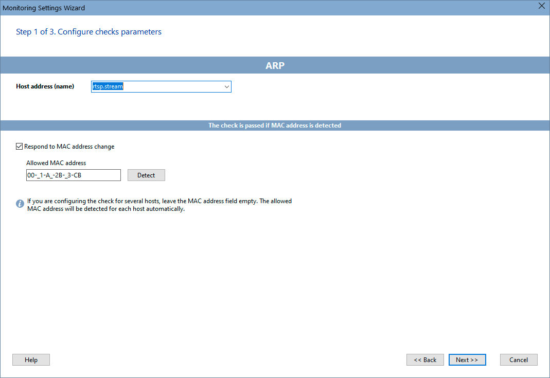 MAC Address Monitoring