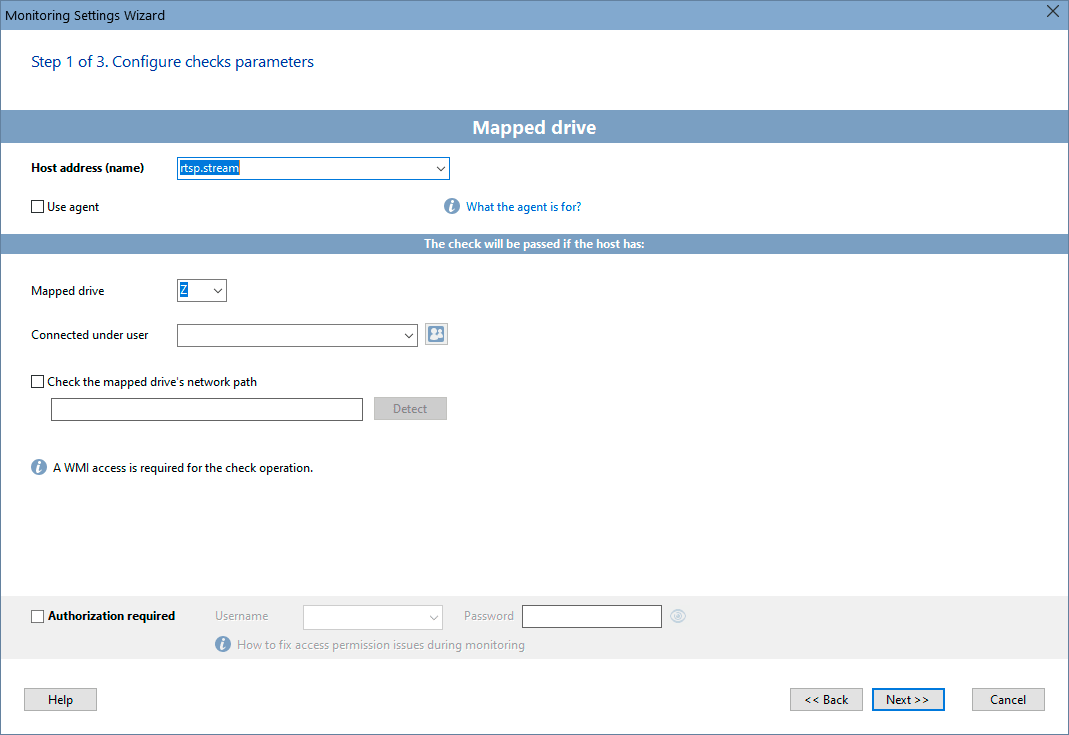 Mapped Drive Monitoring