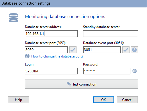 setting up a database connection