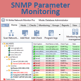 SNMP Parameter Monitoring