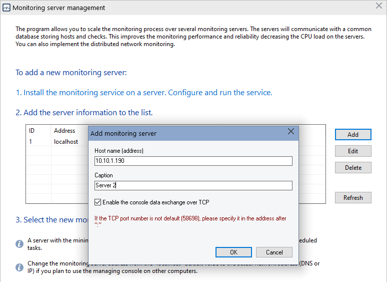 remote monitoring server