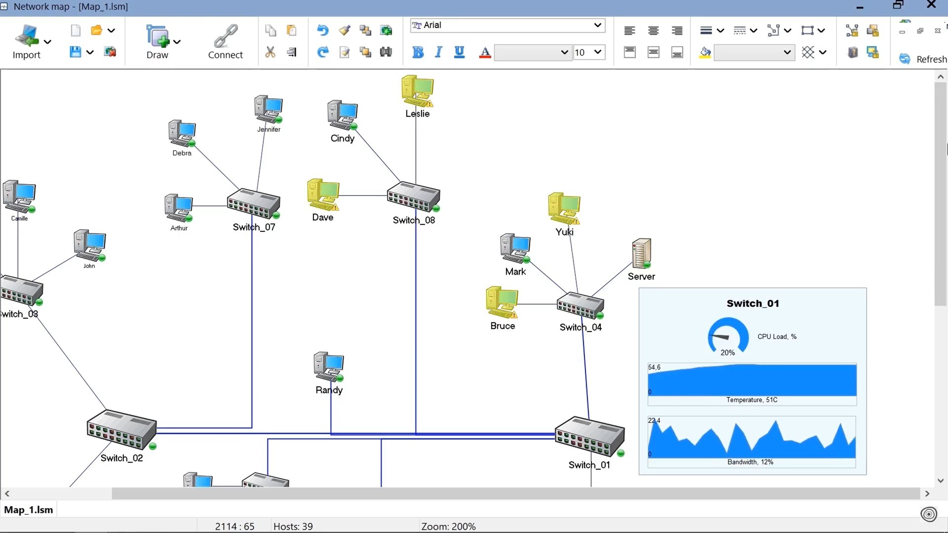 SNMP parameter monitoring program