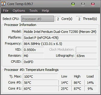 core temp