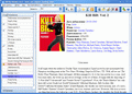 Captura del catalogador de discos y base de datos CD/DVD